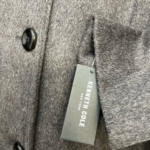 KENNETH COLE WOOL BLEND PLUS SIZE WALKING COAT - Picture 4 of 4